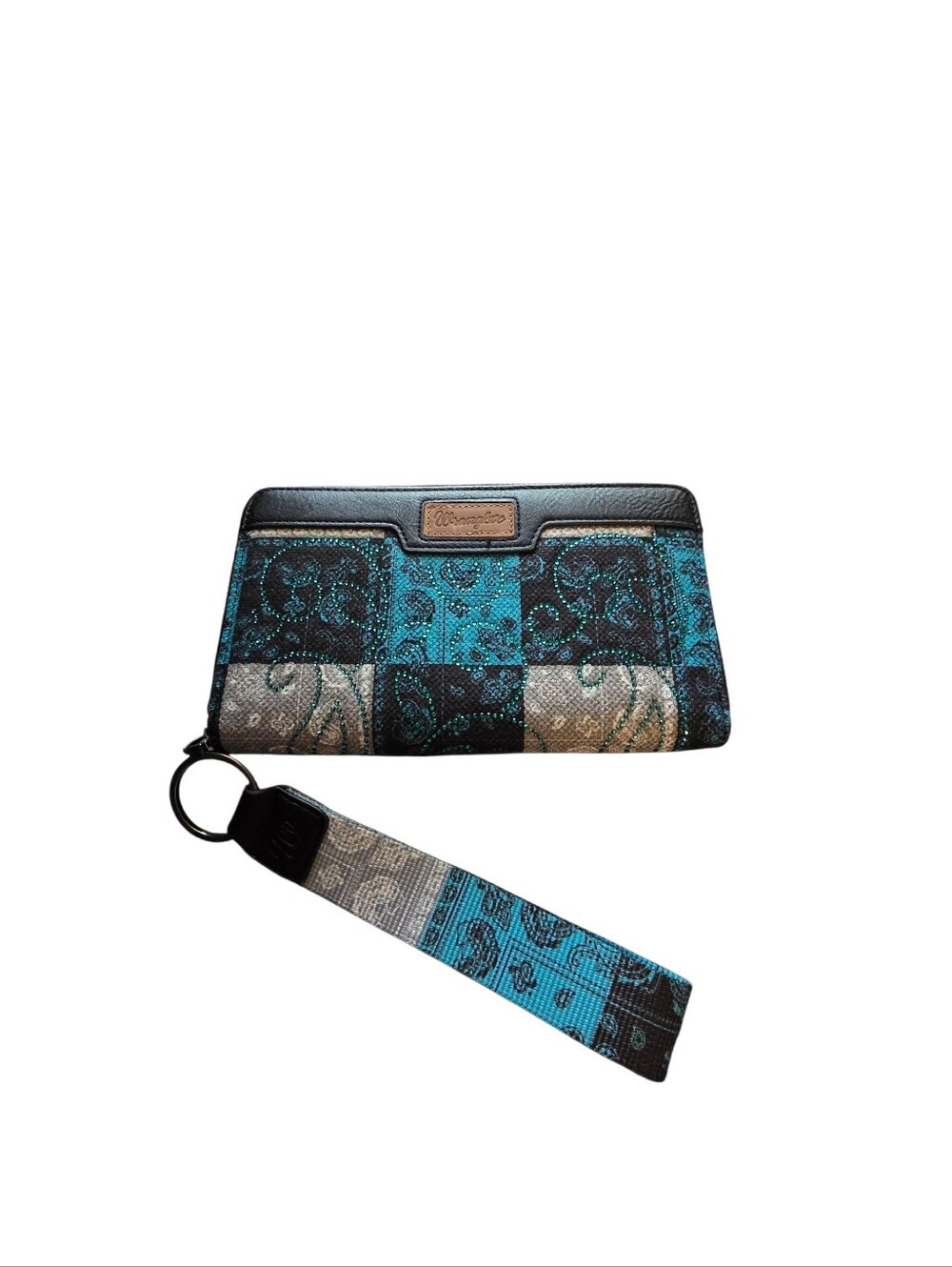 Wrangler Paisley Printed Wristlet wallet